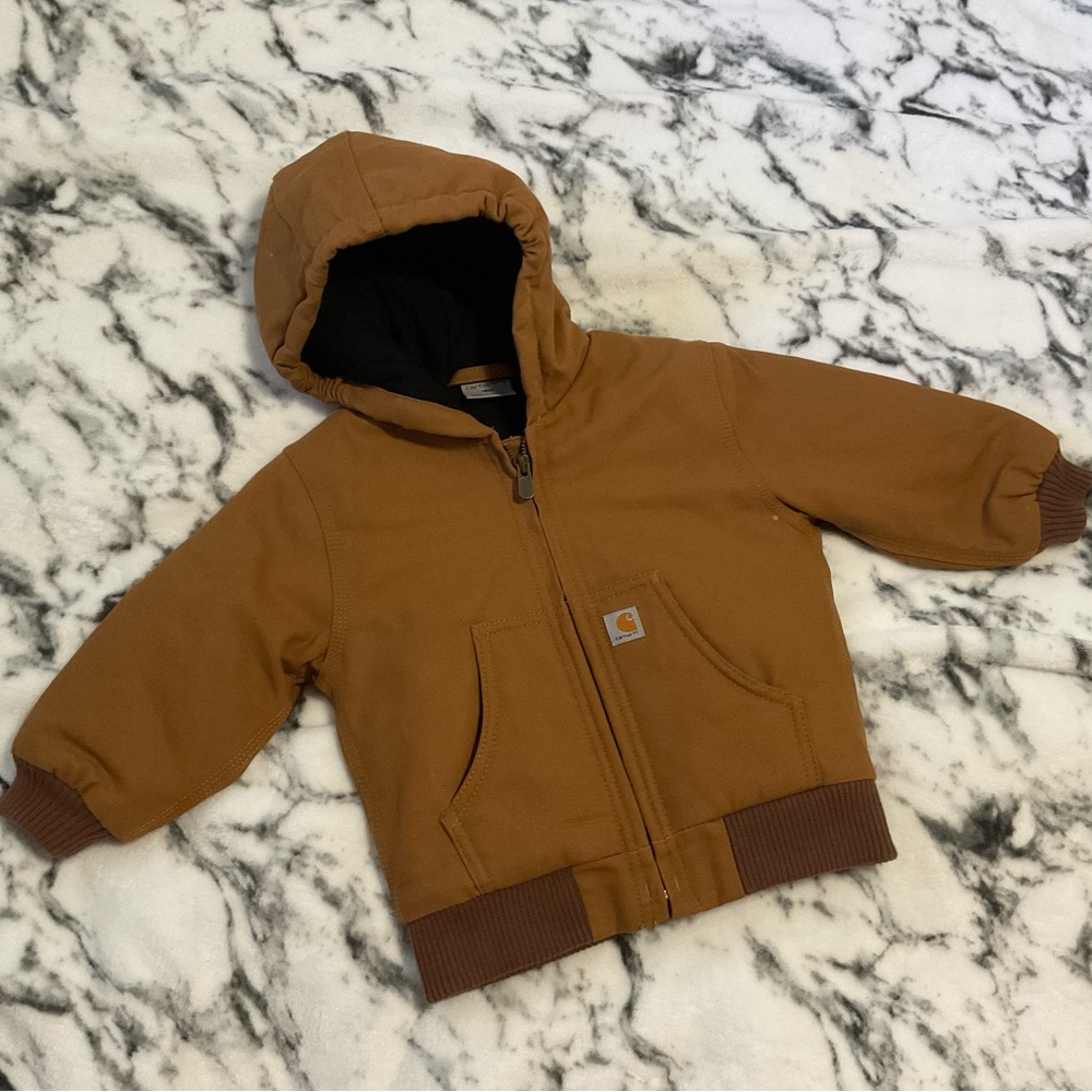 Carhartt Tan Hooded Jacket